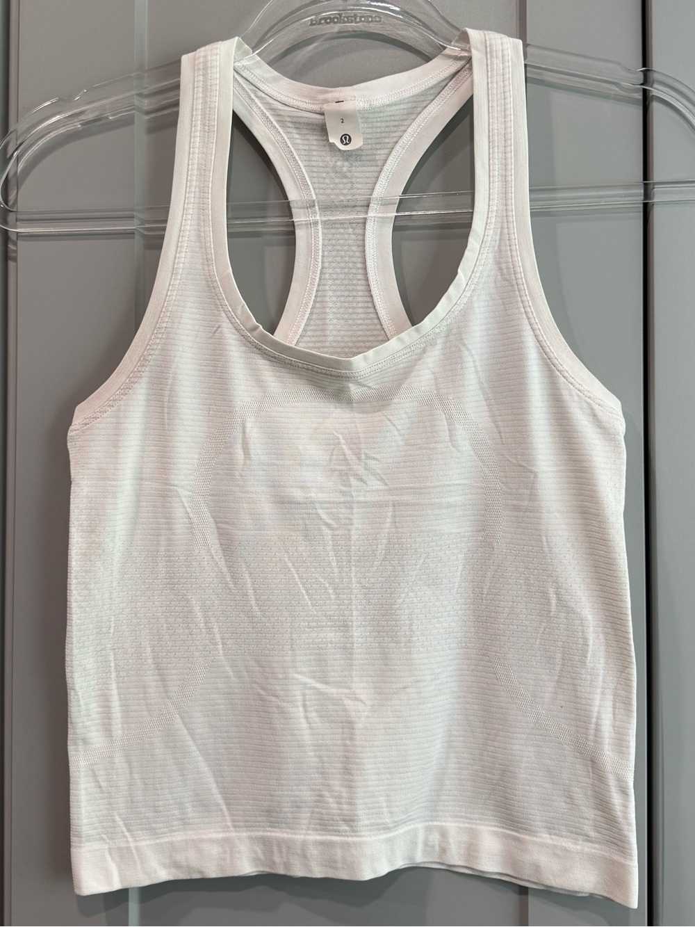 lululemon athletica White Racerback Tank